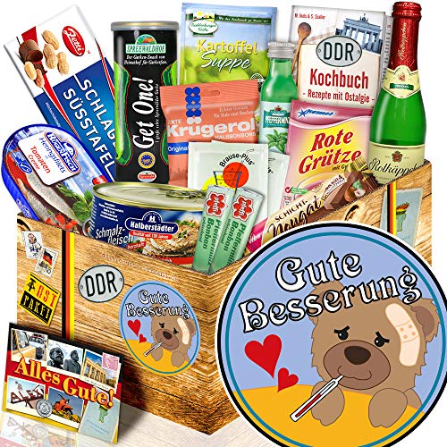 Gute Besserung - DDR Spezialitäten Box - gute Besserung Geschenk Mann Gute Besserung - DDR Spezialitäten Box - gute Besserung Geschenk Mann von ostprodukte-versand
