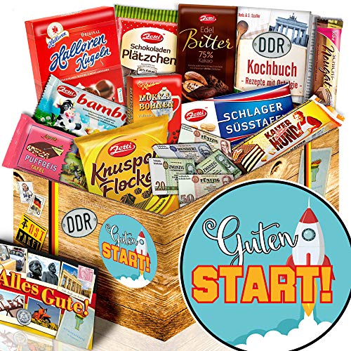 Guten Start + Schoko Nostalgiebox + Geschenk zum Start neuer Job Guten Start + Schoko Nostalgiebox + Geschenk zum Start neuer Job von ostprodukte-versand