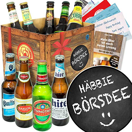 Häbbie Börsdee/Bieresorten aus der Welt/Geschenke zum Geburtstag von ostprodukte-versand