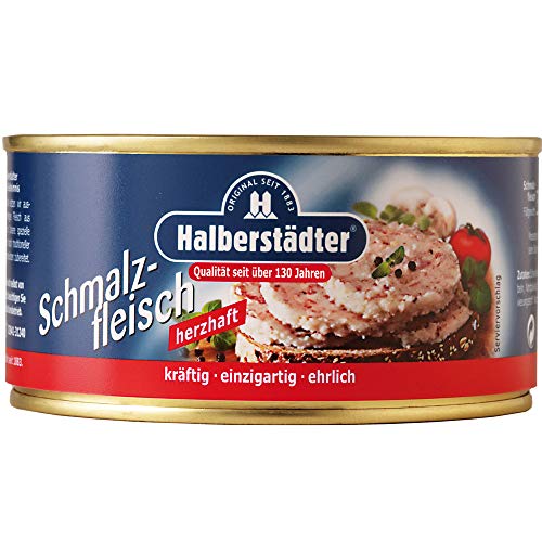 Halberstädter Schmalzfleisch - nostalgische DDR Kultprodukte - Ossi Produkte Halberstädter Schmalzfleisch - nostalgische DDR Kultprodukte - Ossi Produkte von ostprodukte-versand
