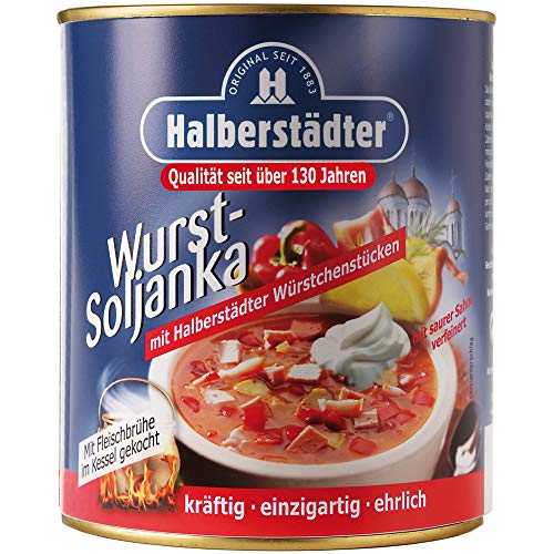 Halberstädter Wurst Soljanka 800ml - tolle DDR Kultprodukte - DDR Produkte von ostprodukte-versand
