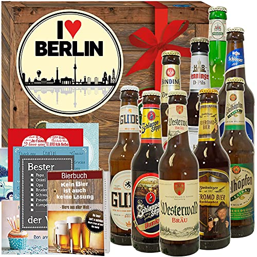I love Berlin - Deutsche Bier Box - Geburtstagsgeschenk Berlin von ostprodukte-versand