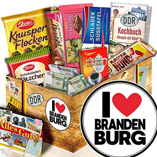 ostprodukte-versand I Love Brandenburg + Geschenke Brandenburg + DDR Schokolade Box von ostprodukte-versand
