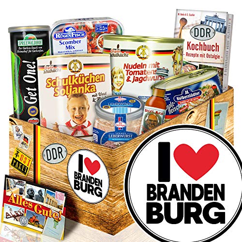 I Love Brandenburg - DDR Paket Geschenk - Geschenke Brandenburg - DDR Waren I Love Brandenburg - DDR Paket Geschenk - Geschenke Brandenburg - DDR Waren von ostprodukte-versand