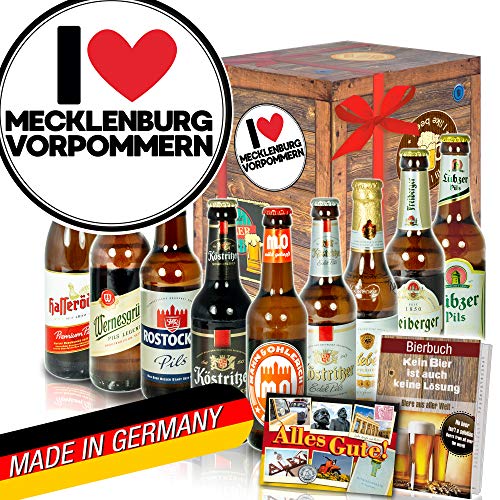I Love Mecklenburg-Vorpommern ++ Ost-Biere ++ Mecklenburg-Vorpommern Geschenk von ostprodukte-versand