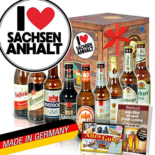 I Love Sachsen-Anhalt/Sachsen-Anhalt Set/Ostbier Geschenkidee von ostprodukte-versand