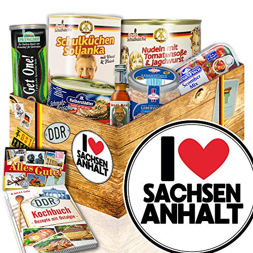 ostprodukte-versand I Love Sachsen - DDR Ostpaket - Anhalt Sachsen - Ostprodukte Geschenkset von ostprodukte-versand
