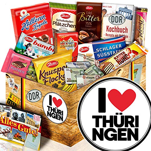 I Love Thüringen - Thüringen Geschenk - DDR Schoko-Geschenk I Love Thüringen - Thüringen Geschenk - DDR Schoko-Geschenk von ostprodukte-versand