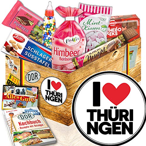 ostprodukte-versand I Love Thüringen ++ Süßigkeiten Set DDR ++ Thüringen Geschenk von ostprodukte-versand