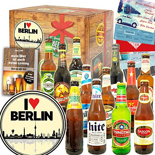 I love Berlin - Geschenkbox Berlin - Bier aus der Welt von ostprodukte-versand