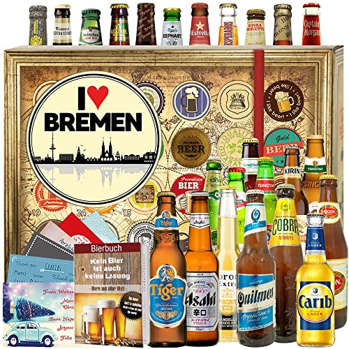 I love Bremen - Bier Adventskalender 2023 - Biere der WELT von ostprodukte-versand