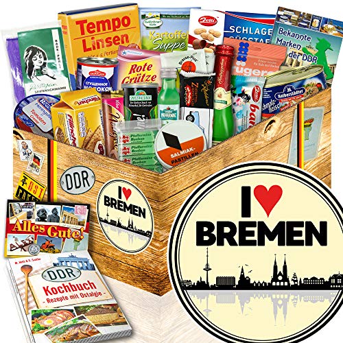 ostprodukte-versand I love Bremen + Geburtstagsgeschenk Bremen + Ostprodukte von ostprodukte-versand