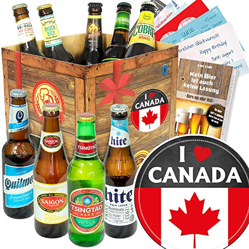 I love Canada - Bier der Welt - Geschenk Idee Kanada von ostprodukte-versand