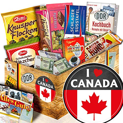 ostprodukte-versand I love Canada/Geschenk Kanadafan/Schokolade Ostpaket von ostprodukte-versand