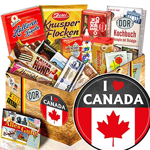ostprodukte-versand I love Canada/Nostalgiebox DDR Süßigkeiten/Kanada Geschenkbox von ostprodukte-versand