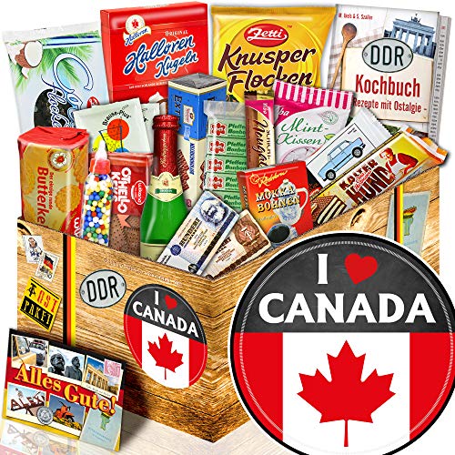 I love Canada/Ossi Paket Süß/Kanada Geschenkbox I love Canada/Ossi Paket Süß/Kanada Geschenkbox von ostprodukte-versand