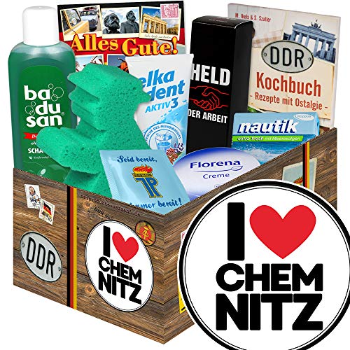 ostprodukte-versand I love Chemnitz - DDR Pflege Geschenk - Chemnitz Geschenk von ostprodukte-versand