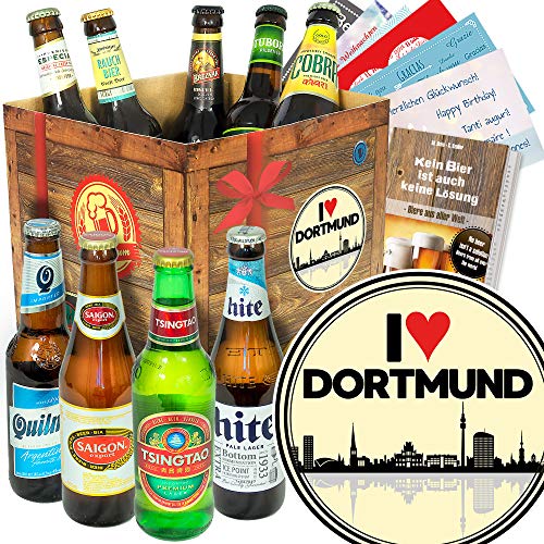 I love Dortmund - Biere aus der Welt - Geburtstagsüberraschung Dortmund von ostprodukte-versand
