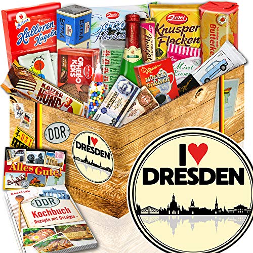 ostprodukte-versand I love Dresden + DDR Geschenkkorb + Geburtstagsüberraschung Dresden von ostprodukte-versand