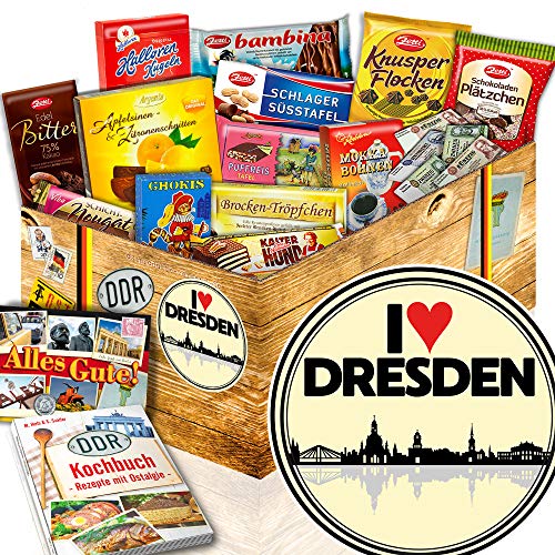 ostprodukte-versand I love Dresden/Dresden Geburtstagsüberraschung/Ostprodukte Schoki von ostprodukte-versand