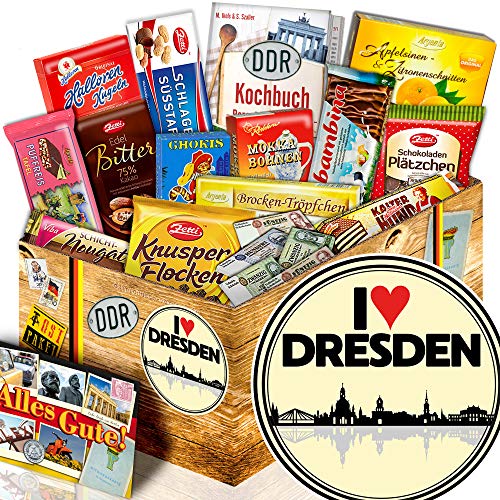 ostprodukte-versand I love Dresden / Ost Schokolade Set / Dresden Geburtstag Geschenk von ostprodukte-versand