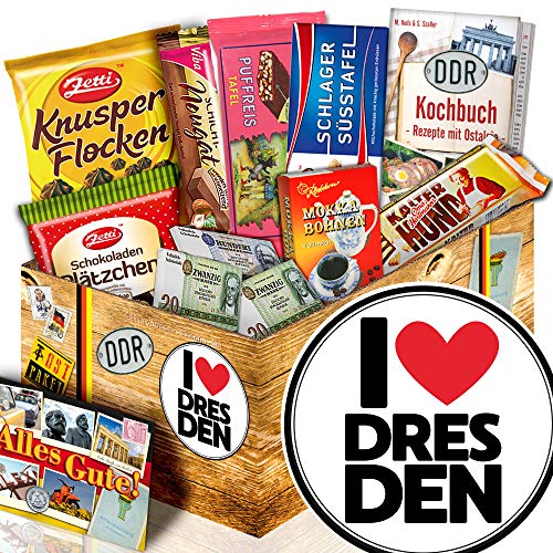 ostprodukte-versand I love Dresden/Geschenk für Dresden Fan/Schokoladen Box DDR von ostprodukte-versand
