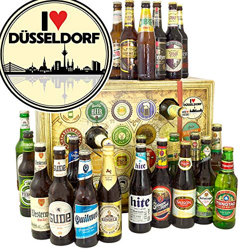 I love Düsseldorf - Weihnachtskalender 2023 Bier - Bierbox DE und Welt von ostprodukte-versand