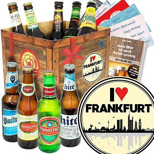 I love Frankfurt - Biere der Welt - Geburtstagsüberraschung Frankfurt von ostprodukte-versand