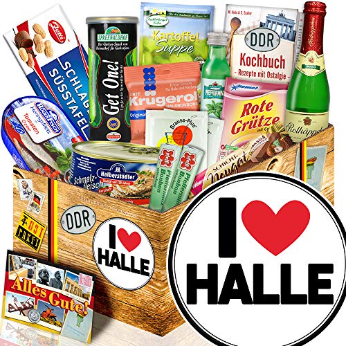 I love Halle - einzigartige Geschenke Halle - DDR Spezialitäten Ostpaket I love Halle - einzigartige Geschenke Halle - DDR Spezialitäten Ostpaket von ostprodukte-versand