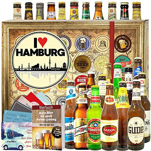 I love Hamburg/Adventskalender 2023 Bier / 24 x Biere DE und Welt von ostprodukte-versand