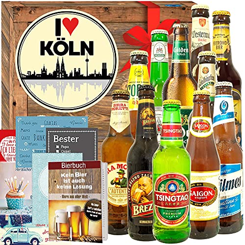 I love Köln ++ Bier Geschenk Welt und DE ++ Geburtstagsüberraschung Köln von ostprodukte-versand