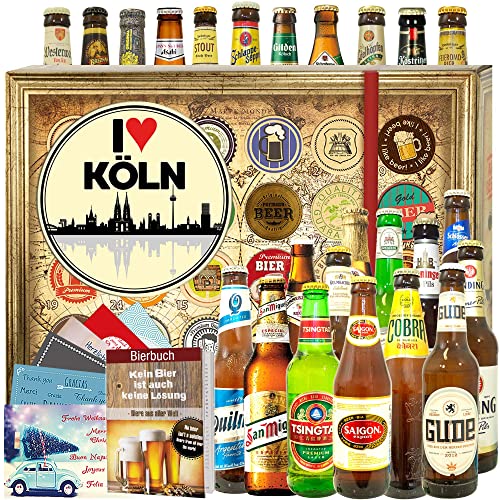 I love Köln - BierAdventskalender 2024 2025 mit Bieren aus aller Welt und Deutschland - 24 Biere Welt und DE I love Köln - BierAdventskalender 2024 2025 mit Bieren aus aller Welt und Deutschland - 24 Biere Welt und DE von ostprodukte-versand