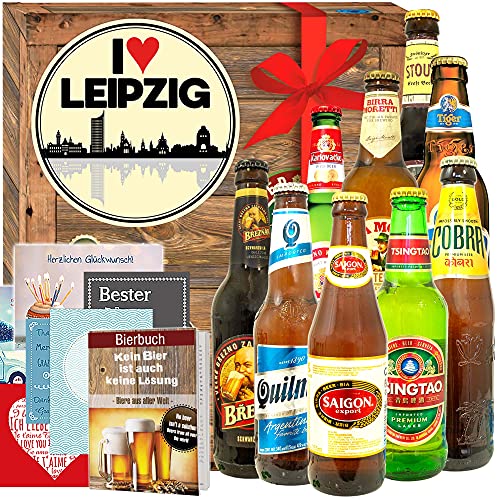 I love Leipzig/Leipzig Geburtstag Geschenk/Biere aus aller Welt von ostprodukte-versand