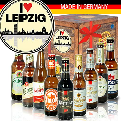 I love Leipzig - Ost-Deutsche Biere - Geburtstag Geschenke Leipzig von ostprodukte-versand