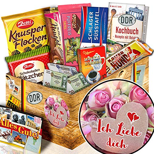 Ich liebe dich - Liebes Geschenk - Ossi Paket Schokolade Ich liebe dich - Liebes Geschenk - Ossi Paket Schokolade von ostprodukte-versand