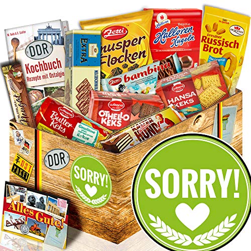 ostprodukte-versand Keks Schachtel Geschenk/DDR Set/Sorry/Geschenk Sorry Box von ostprodukte-versand