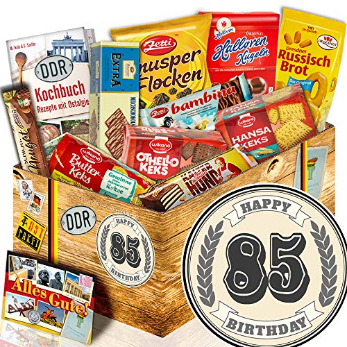 ostprodukte-versand Kekse Geschenk/Ost Box/Geschenke 85. Geburtstag / 85 Geburtstag Geschenk von ostprodukte-versand