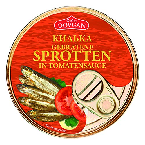 DOVGAN Kilka Sprotten - in Tomatensauce DOVGAN Kilka Sprotten - in Tomatensauce von ostprodukte-versand