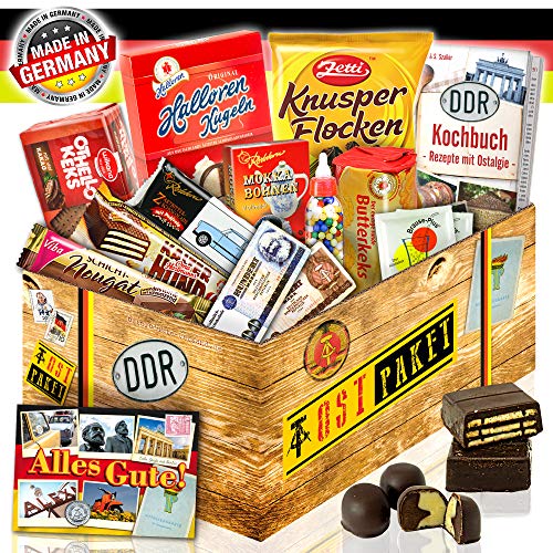 ostprodukte-versand Kultige DDR Süßigkeiten Box - Geschenkeset zum Geburtstag für Freund von ostprodukte-versand