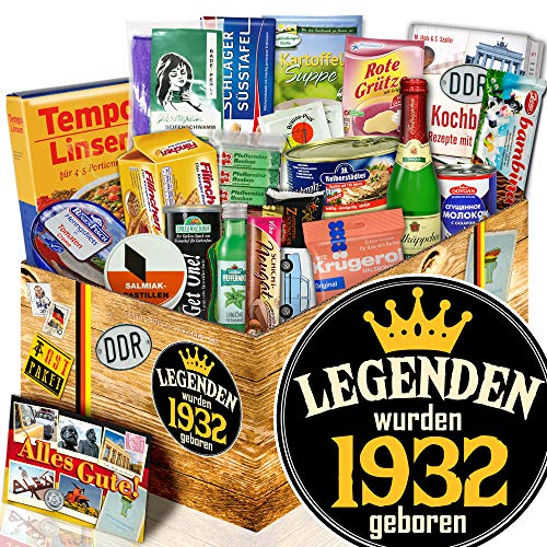 ostprodukte-versand Legenden 1932 + Geburtstag 1932 + Präsentkorb Spezialitäten DDR von ostprodukte-versand