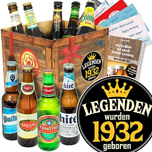 Legenden 1932 - Bierset - Biere der Welt - Geburtstagsgeschenk für den Freund von ostprodukte-versand
