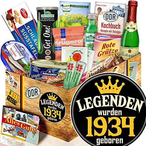 ostprodukte-versand Legenden 1934/90. Geburtstag, 90. Geburtstag/Spezialitäten Box DDR von ostprodukte-versand