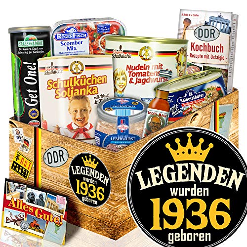 ostprodukte-versand Legenden 1936 - Ossi Produkte - Geburtstagsgeschenkideen - DDR Ostpaket von ostprodukte-versand