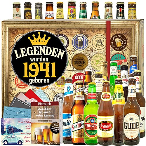 Legenden 1941 ++ Geburtstagsgeschenkideen ++ 24 Biere aus der Welt und D/Bier Adventskalender 2023 Männer von ostprodukte-versand