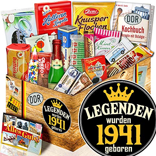 ostprodukte-versand Legenden 1941 - Geburtstagsgeschenk Partner - Ostalgiebox DDR Süß von ostprodukte-versand