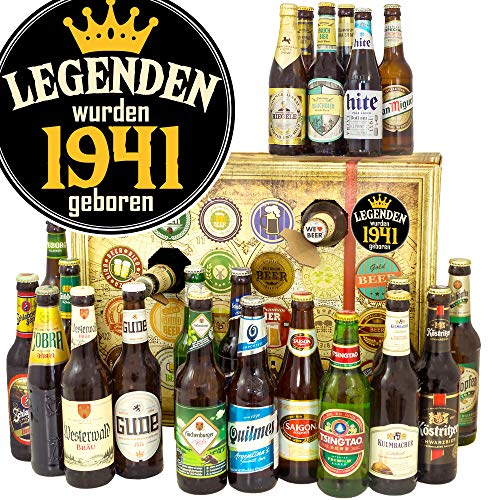 Legenden 1941 geboren - BierAdventskalender 2024 2025 - mit Bieren aus der Welt und DEU von ostprodukte-versand