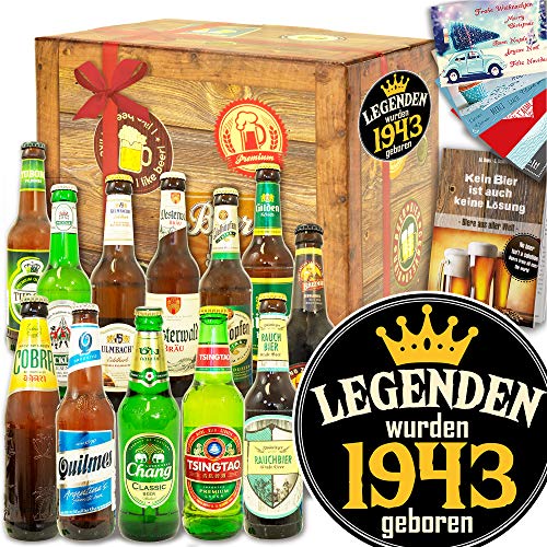 Legenden 1943 ++ Bier Geschenk Welt und DE ++ Geburtstagsgeschenk Mann von ostprodukte-versand