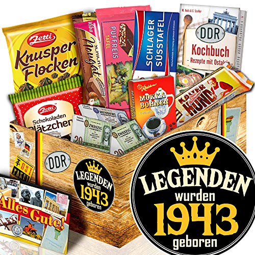 ostprodukte-versand Legenden 1943 ++ Schokoladen Box Ostpaket ++ Geschenkkorb für Männer von ostprodukte-versand