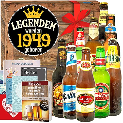 Legenden 1949 ++ Präsentkorb Geburtstag ++ Biere aus aller Welt von ostprodukte-versand