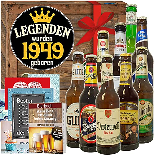 Legenden 1949 ++ Biersorten aus Deutschland ++ Präsentkorb Geburtstag von ostprodukte-versand